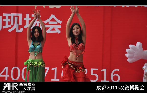 白龟化工会场舞蹈节目:四川美女演出